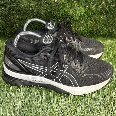 US Women's Size 8.5 - ASICS GEL-Nimbus 21 running shoes In Black And White