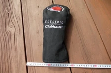 Clubhaus x ELECTRIC GOLF Driver Cover Black New Used Excellent Condition