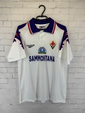 FIORENTINA ITALY 1995 1996 RETRO VINTAGE FOOTBALL SHIRT JERSEY AWAY SIZE L