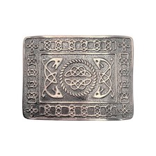 Scottish  Highland Kilt Belt Buckle Celtic Design High Quality Antique Finish