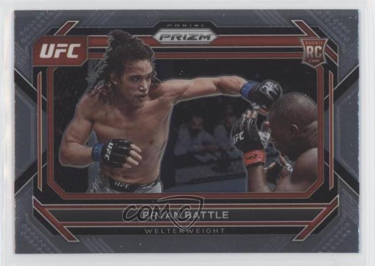 2023 Panini Prizm UFC Bryan Battle #58 0zz3
