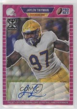 2021 Leaf Pro Set Metal 1989 Purple Crystals 15/30 Jaylen Twyman Auto 00gy