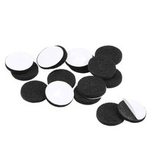 16Pcs Furniture Pads Adhesive Felt Pad 20mm Diameter 3mm Thick Round Black