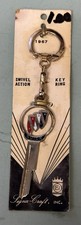 NOS NORS 1967 67 Buick Gold Tone Key Blank Keychain Special Skylark GS Riviera