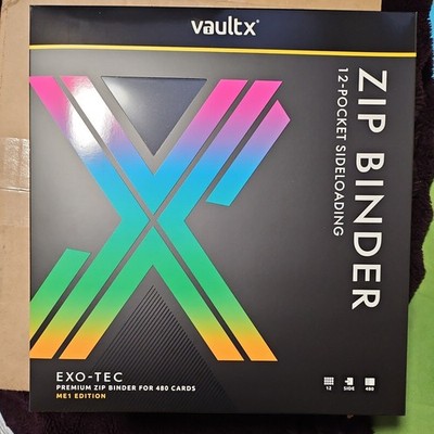 VaultX Binder 12 Pocket Exo-Tec Zip ME1 First Edition