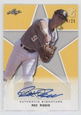 2020 Leaf Perfect Game National Showcase Yellow 24/25 Roc Riggio Auto nd3