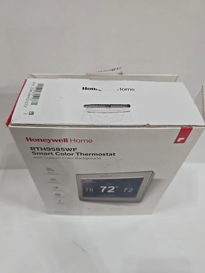 Honeywell Wi-Fi Smart Color Programmable Thermostat (RTH9585WF) NEW Open Box - Image 2 of 4