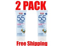 CVS Health SPF 55 Broad Spectrum Sunscreen Lotion 3 oz ,2 Pack 4.11 per gallon