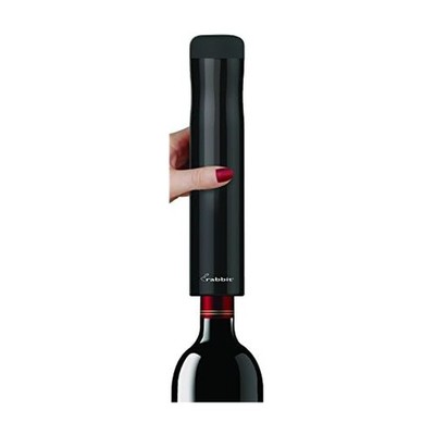 Rabbit Automatic Electric Corkscrew Wine Opener, Cordless Rechargeable, One-Touc