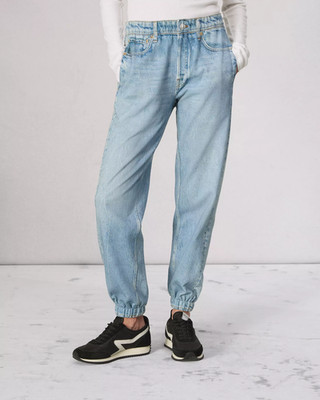 NEW! NWT RAG & BONE Miramar Jogger Pants Kacy Light Wash Size XS