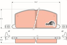 Kits de frein Toyota TERCEL