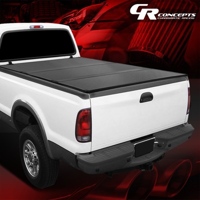 HARD TRI-FOLD TONNEAU COVER FOR 99-16 FORD SUPER DUTY 6.8FT BED PICKUP TRUCK