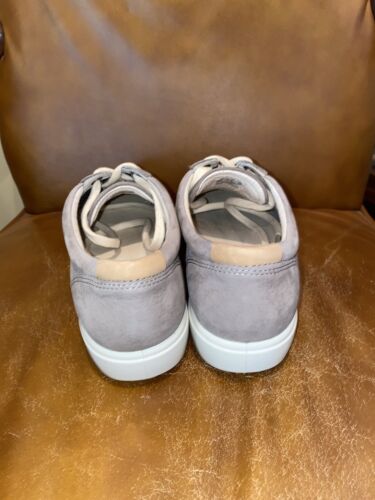 ECCO 38 Size 77.5 Warm Grey Leather Women's Sneakers BRAND NEW eBay