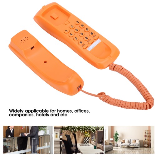 Telefon stacjonarny Telefony stacjonarne Przewodowy Telefon biurowy Telefon biurkowy Telefon Cienki - Zdjęcie 9 z 15