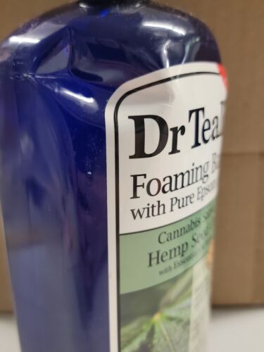 Dr Teal's Hemp Seed Oil Foam Bath, 34 fl.oz. NEW "JUMBO SIZE" - Picture 5 of 6