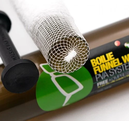 PVA Netzbeutel Pellet Boilie Krümelköder Original Trichter Web System (7M) KORDA