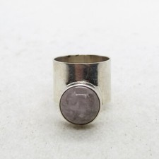 Beautiful Sterling Silver 925 Quartz Ring Size 5 K3987