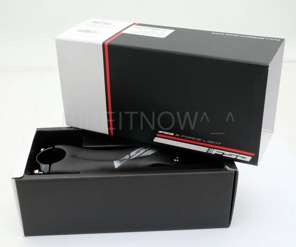 New FSA K-Force Light Carbon Fiber Road Stem 110mm Length, 31.8mm Bar Bore +/-6° - Image 4 of 4
