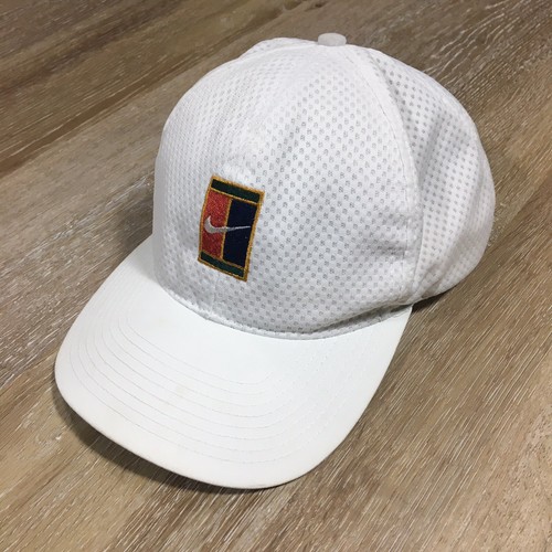 Nike Golf Hat Athletic White Adjustable 