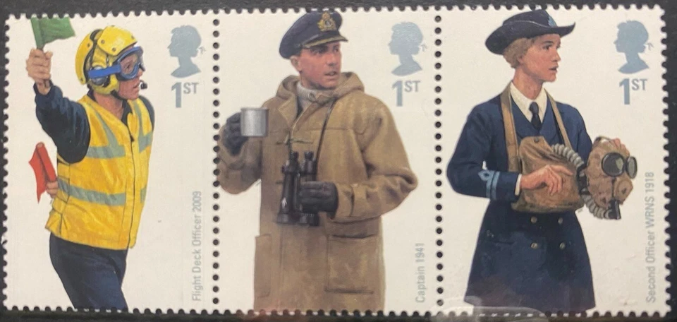 GB 2009 Royal Navy Uniform Sets of MNH - Image 2 of 3