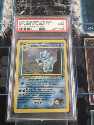 Giovanni’s Gyarados 1st Edition PSA 9 | eBay