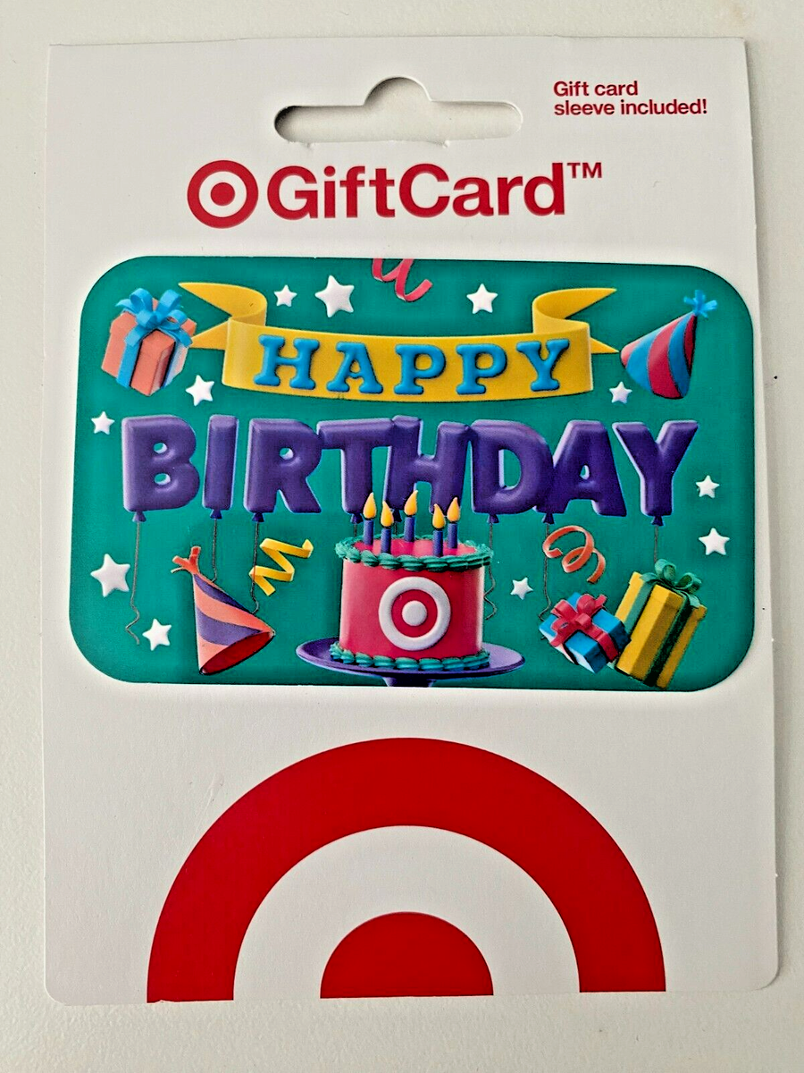 gift card sleeves target Sleeve Target Happy Birthday Gift Card