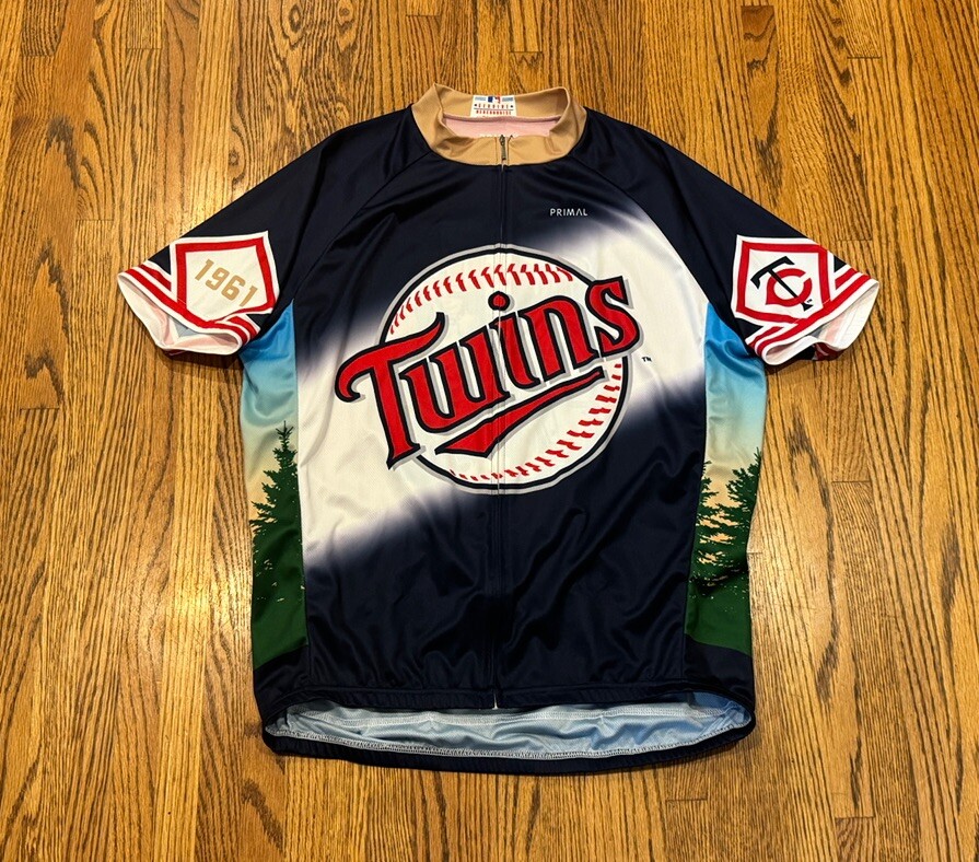 KTZ × Advantage cycle baseball shirt Minnesota Twins Primal Wear Sublimated MLB Baseball Bike