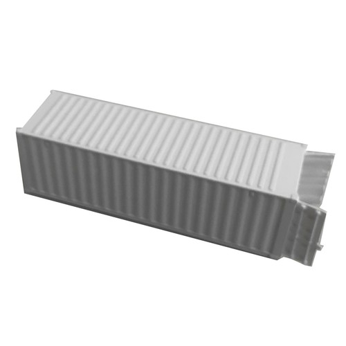 13.2cm Alloy 1/50 Scale White Shipping Container Model Toy Diy Accessories - Picture 6 of 10