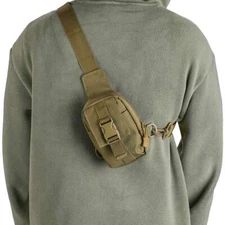 Men Small Chest Bag Pack Travel Sport Shoulder Sling Cross Body Outdoor Backpack