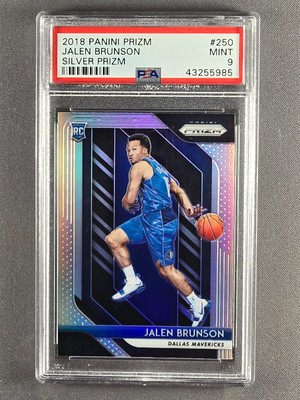 2018 Panini Prizm #250 Jalen Brunson Silver Prizm Rookie Card RC 