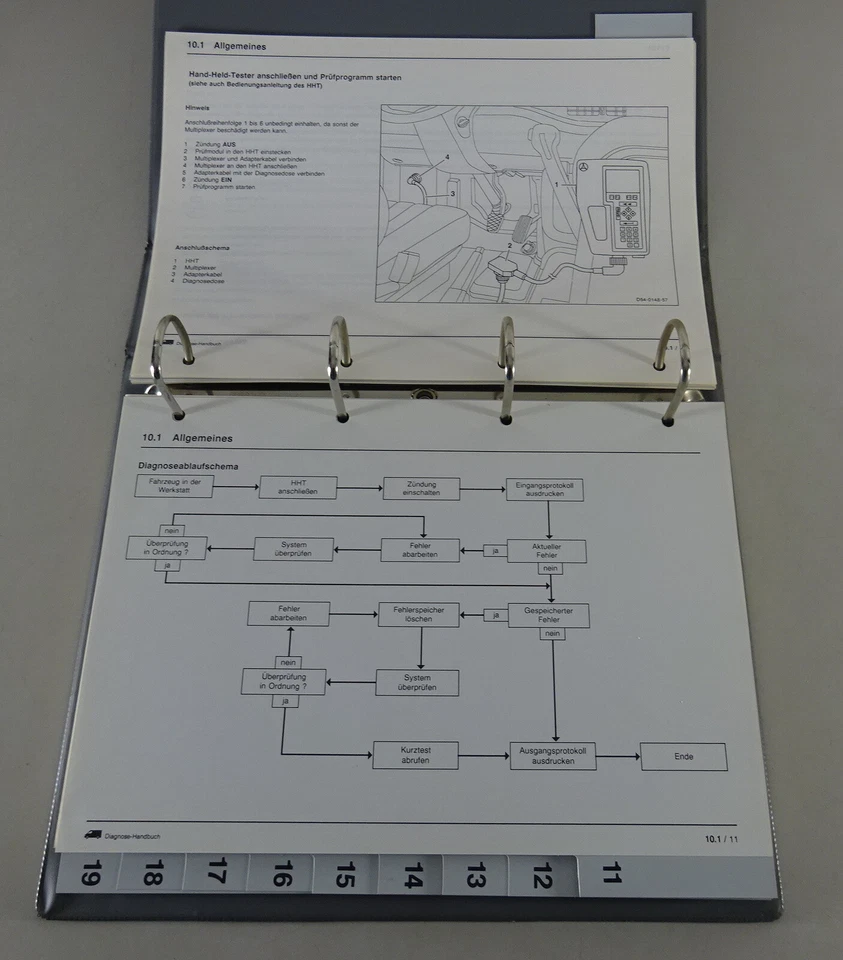 Werkstatthandbuch Mercedes-Benz Sprinter W 901-905 Diagnose Band 2 Stand 1995 - Bild 3 von 4
