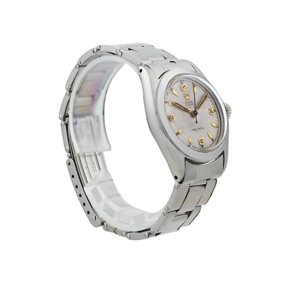 Vintage 1951 Rolex Oyster Speedking 6020 Stainless Steel