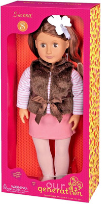 NEW Our Generation Doll  Siena Fashion Doll- for Age 3 years & Up Free Shipping