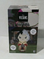 New 5 ft Disney Villians Cruella De Vil LED Airblown Inflatable Halloween