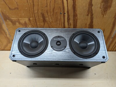 Center Speaker Venturi DV62CLR-S Black 8-ohms Wired 6-Inch 2-Way Tested