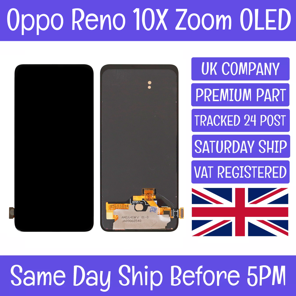 OPPO Reno 10x Zoom CPH1919 Replacement OLED LCD Display Digitizer