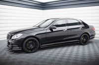 Seitenschweller Ansatz FüR Mercedes E-Klasse W212 Facelift Schwarz Schweller