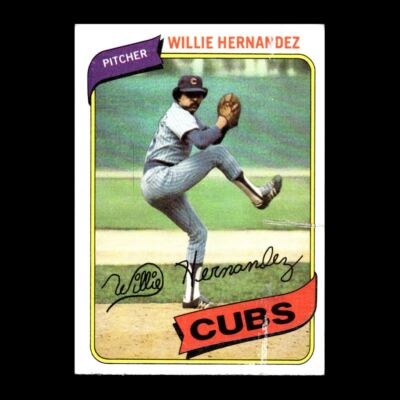 Willie Hernandez 1980 Topps Chicago Cubs #472 R312F 21