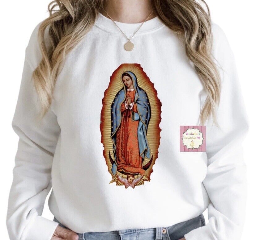 Virgencita De Guadalupe Crewneck sweatshirt / Sweater/christmas Gifts/pull Over