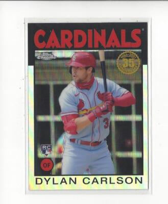 2021 Topps Chrome '86 Topps #86BC6 Dylan Carlson RC Rookie Cardinals
