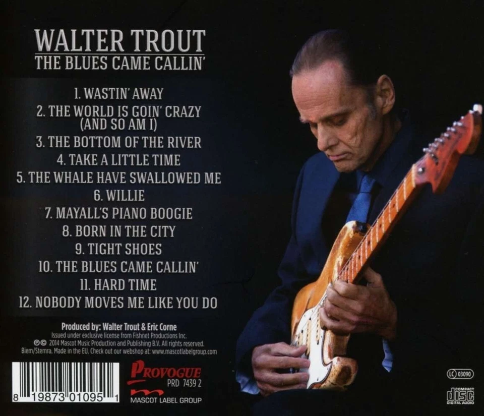 WALTER TROUT - The Blues Came Callin` (CD, Blues ROCK, 2014) - Bild 2 von 2