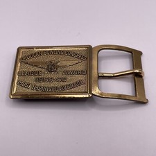 American Bowling Congress Most Improved Average Belt Buckle Award VTG 1959-60