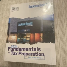 Jackson Hewitt 2024 Fundamentals Of Tax Preparation, For Individuals, Sealed New
