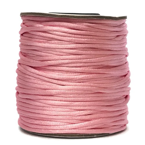 Rattail Kordel, 2 mm Nylon, Satinkordel, Faden Makramee Shamballa Kumihimo (R1) - Bild 12 von 33