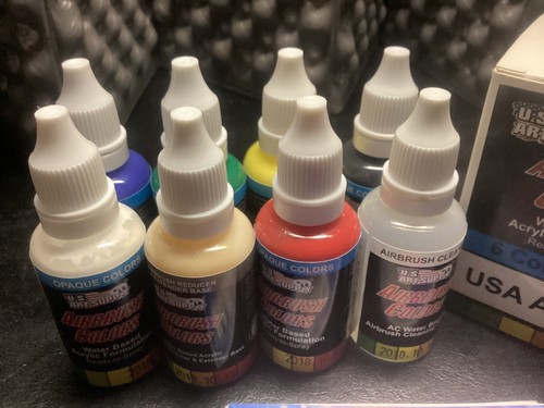 U S Art Supply 7 Color Airbrush Set - Picture 2 of 6