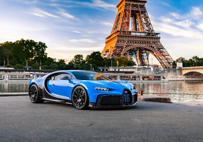 Kleines A6 Bugatti Poster (nagelneu)