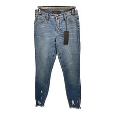 Blue Revival Women  s /Junior Size 26 Distressed Look Blue Jean Pants