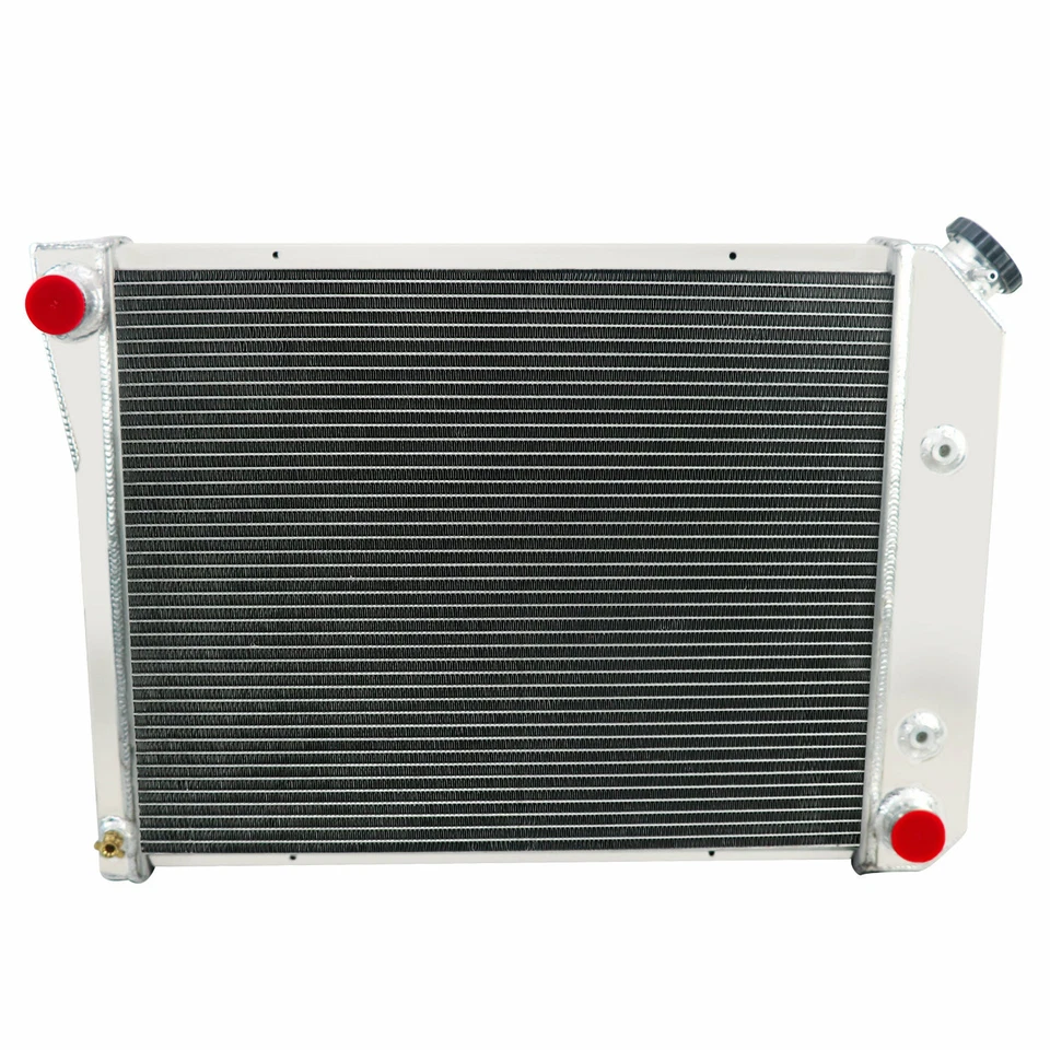 Fit Chevy Nova 1968-74 &Oldsmobile Cutlass 1980-1987 4 Rows Radiator+Shroud Fan Foto 4 de 4
