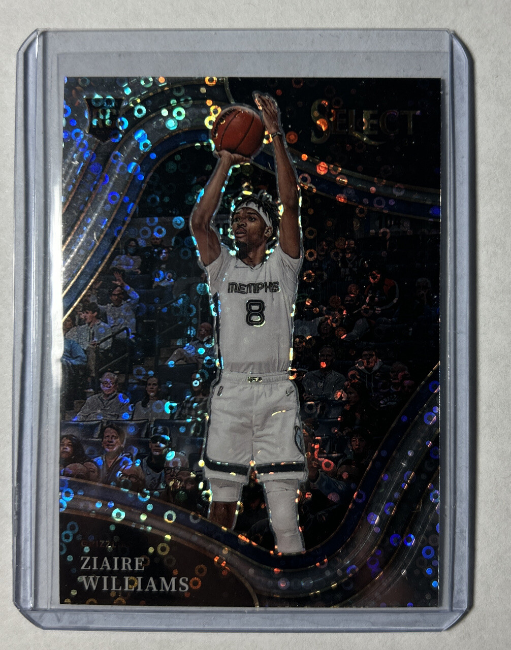 2021 Panini Select Courtside Ziaire Williams Disco Prizm