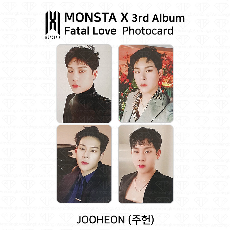 MONSTA X 3rd Album Fatal Love Official Photocard Photo Card